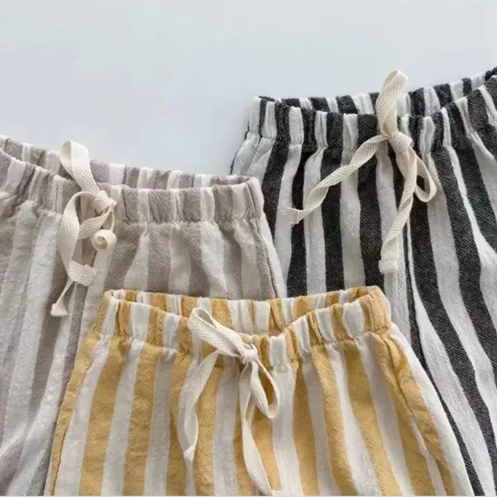 New summer linen pants toddler kids 2-3T